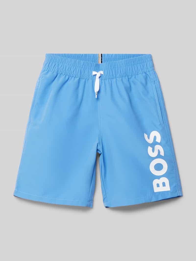 Boss Zwembroek met labelprint