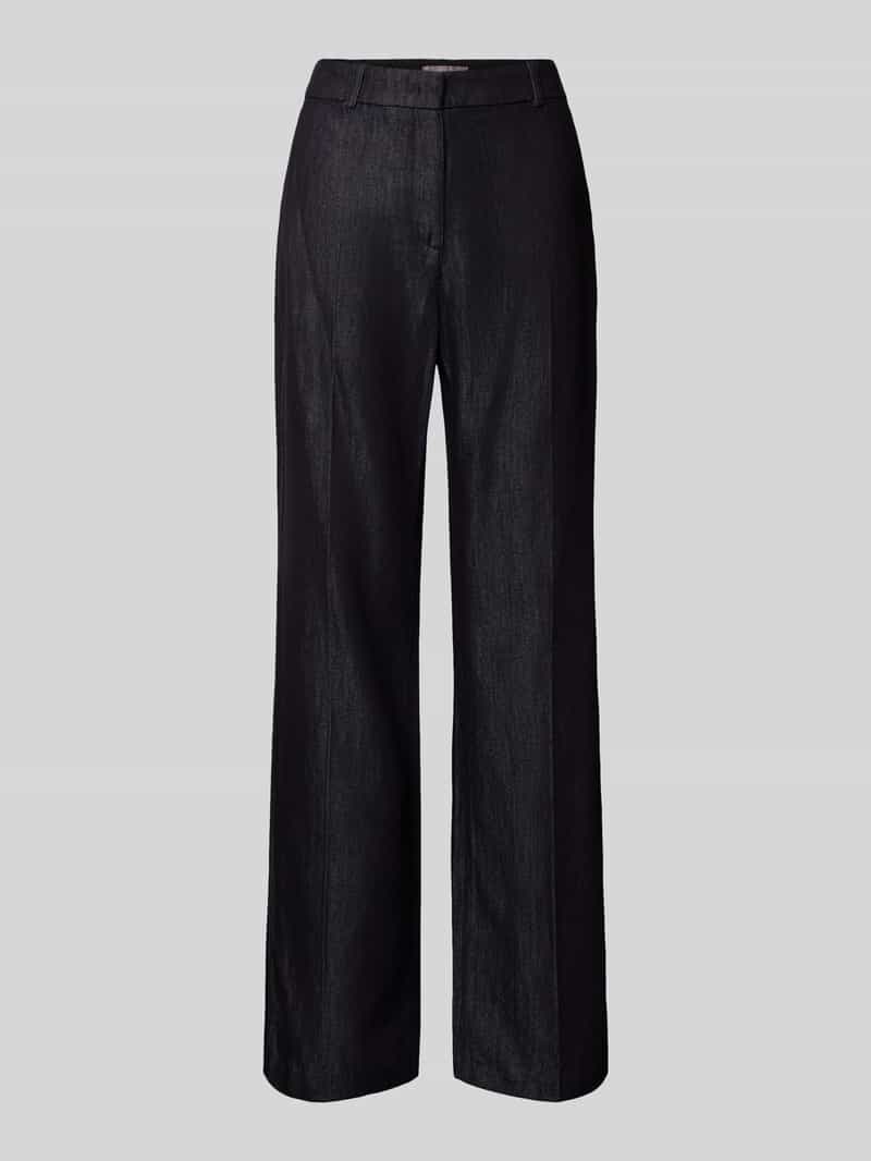 Christian Berg Woman Selection Broek in denimlook met persplooien
