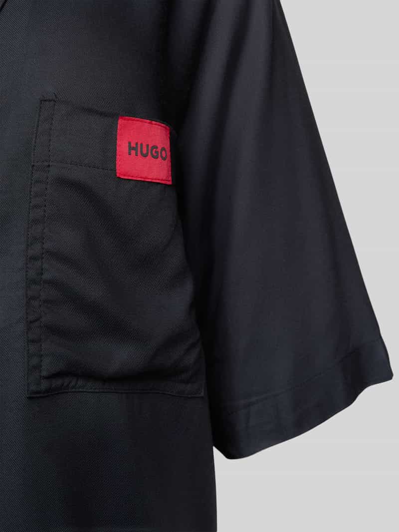 HUGO Pyjamabovendeel van viscose met borstzak model 'JADE'