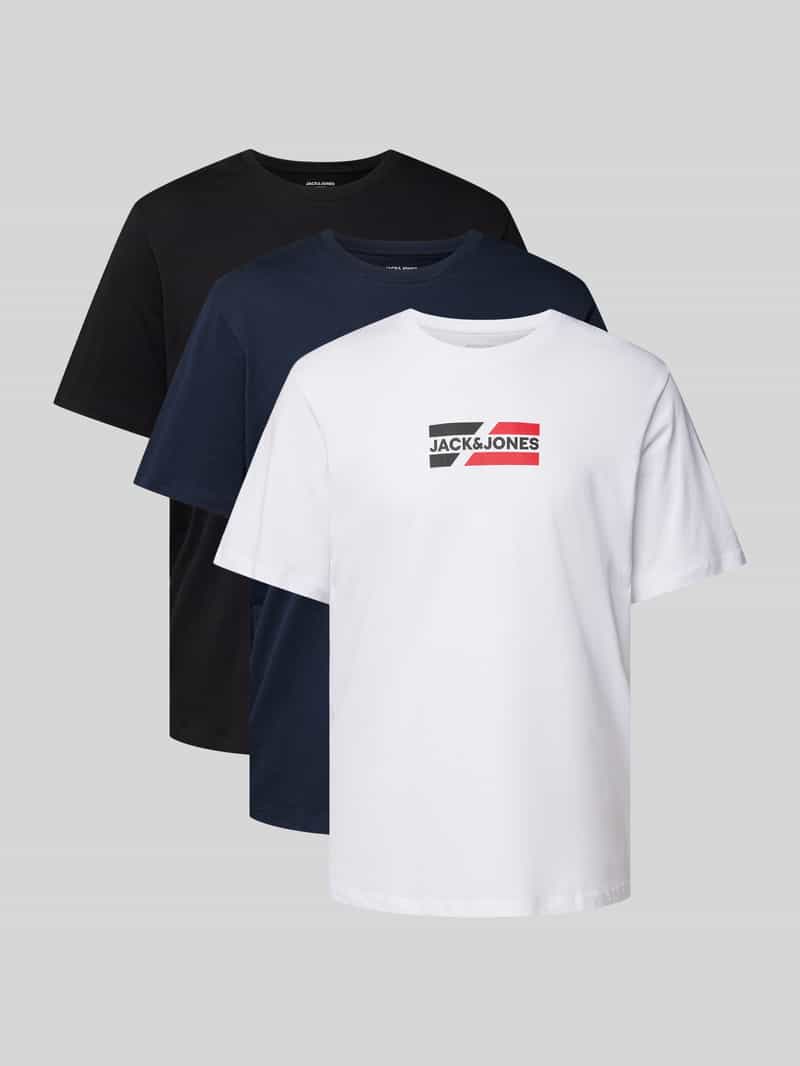 jack & jones T-shirt met labelprint