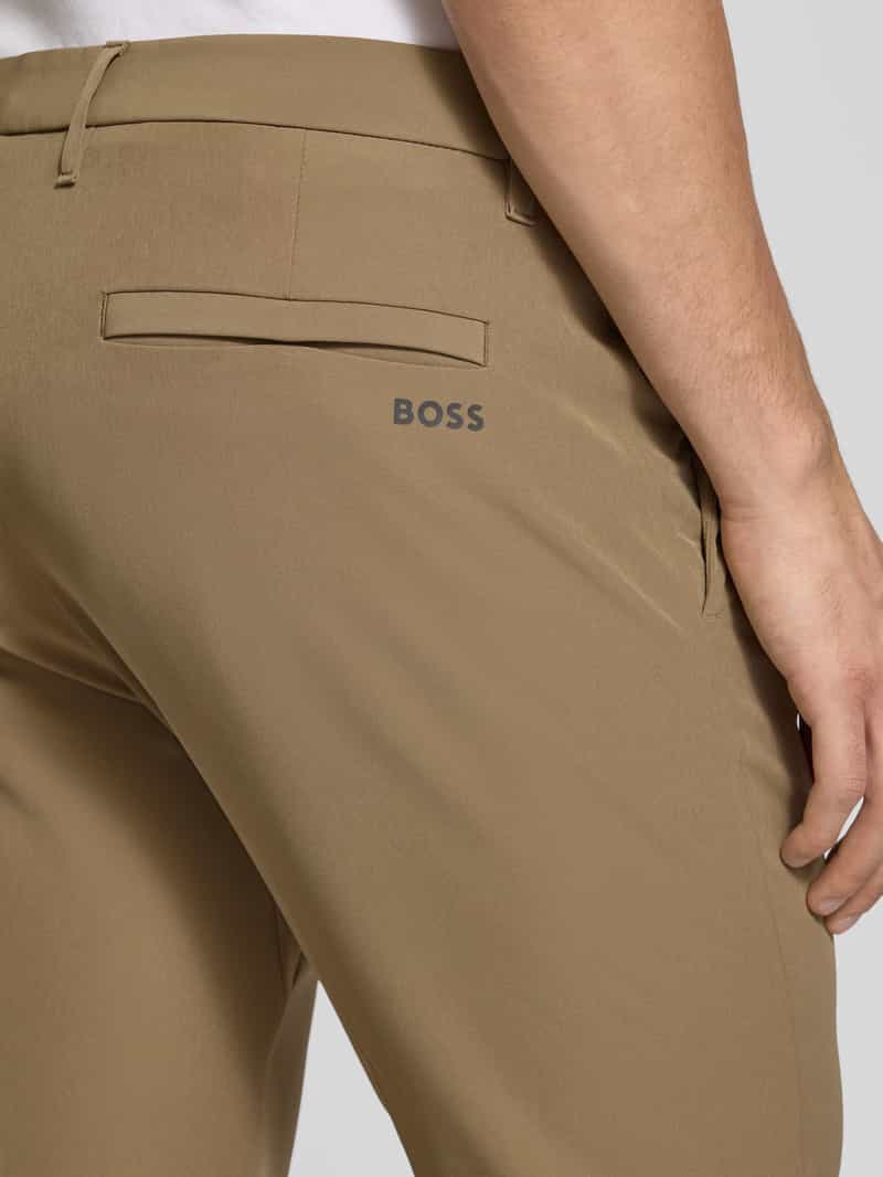 BOSS Green Slim fit broek met tunnelkoord model 'T_COMMUTER'