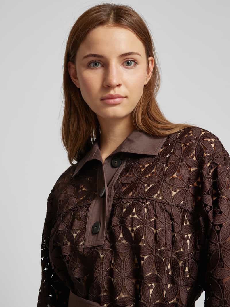 Weekend Max Mara Knielange jurk met ajourpatroon model 'AFFORI'