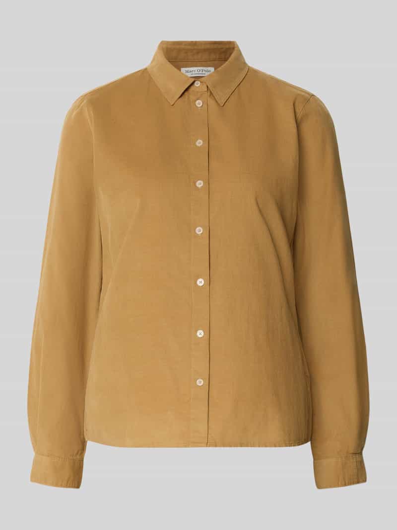 Marc O'Polo Regular fit overhemdblouse van een mix van katoen en lyocell