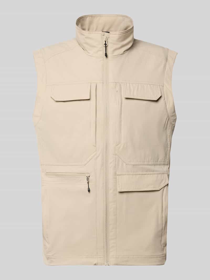regular fit bodywarmer met opgestikte zakken model 'Bergheim'