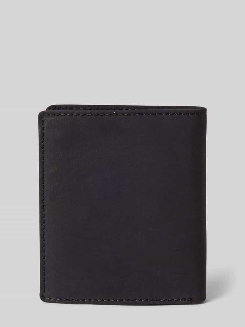 Bugatti Portemonnee met labeldetail model 'Luca'