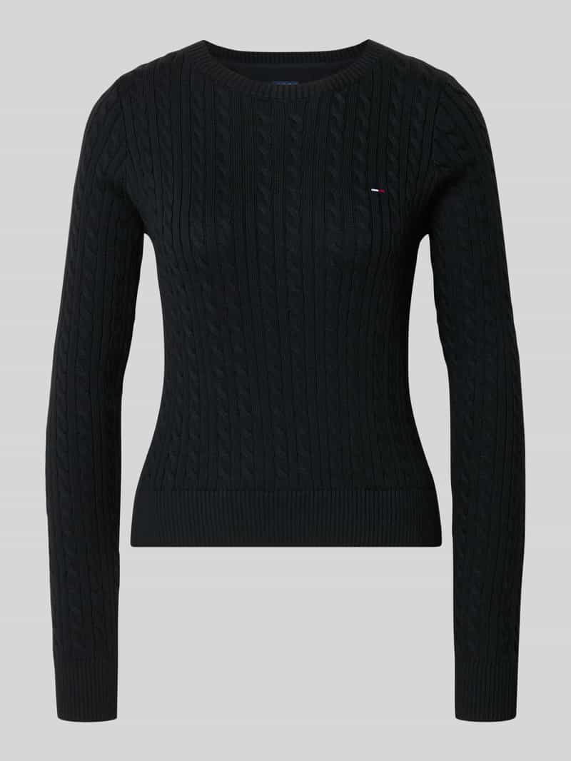 Tommy Jeans Regular fit gebreide pullover van zuiver katoen