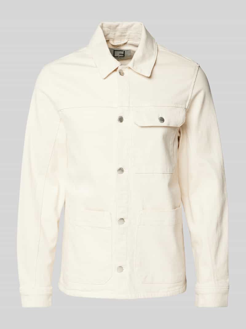 casual friday Overhemdjack met knoopsluiting