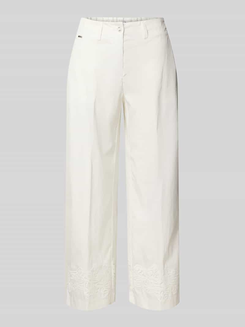 BRAX Broek in verkorte pasvorm met labeldetail model 'MAINE'