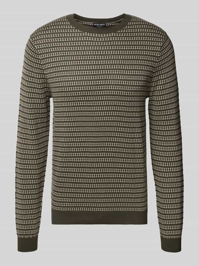 Antony Morato Gebreide pullover met ribboorden