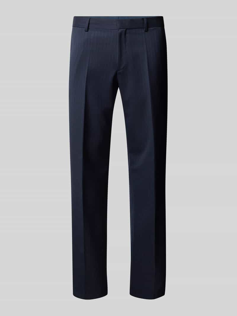 Boss Regular fit pantalon van zuivere scheerwol, model 'Lennon'