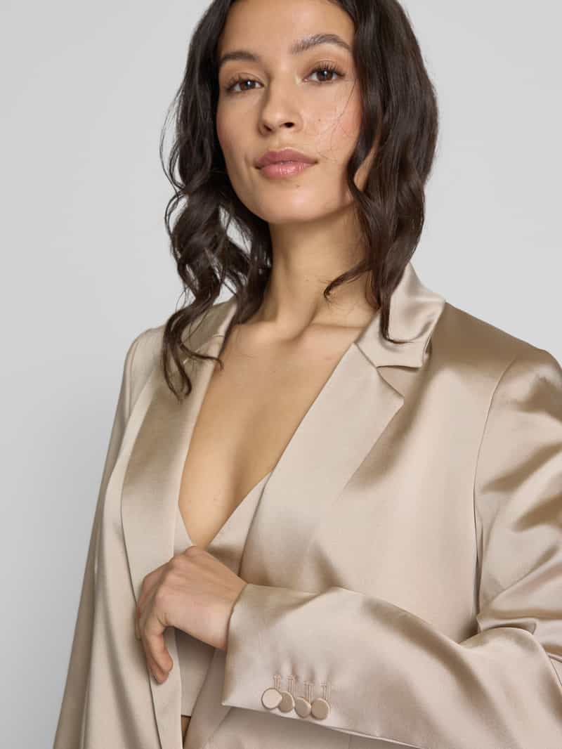 Jake*s Cocktail Regular fit blazer met paspelzakken