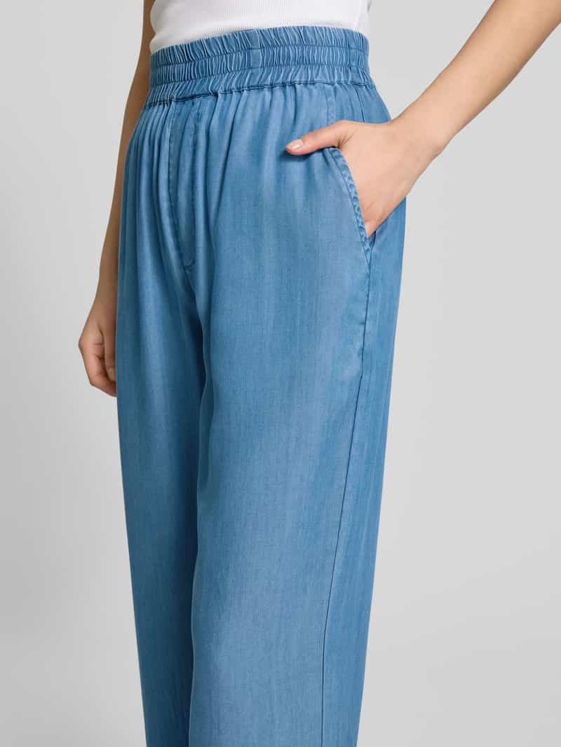 MbyM Relaxed fit stoffen broek in denimlook model 'Phillipa'