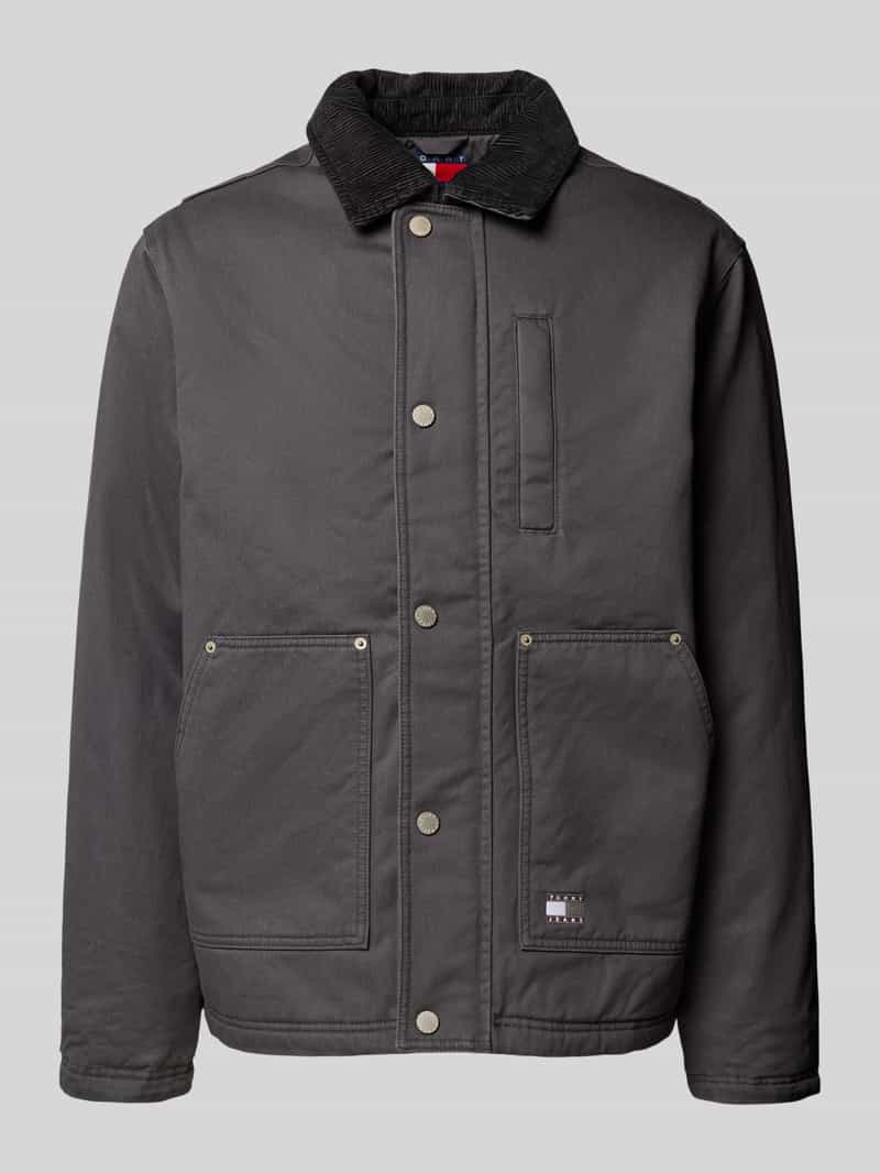 Tommy Jeans Regular fit blouson van puur katoen