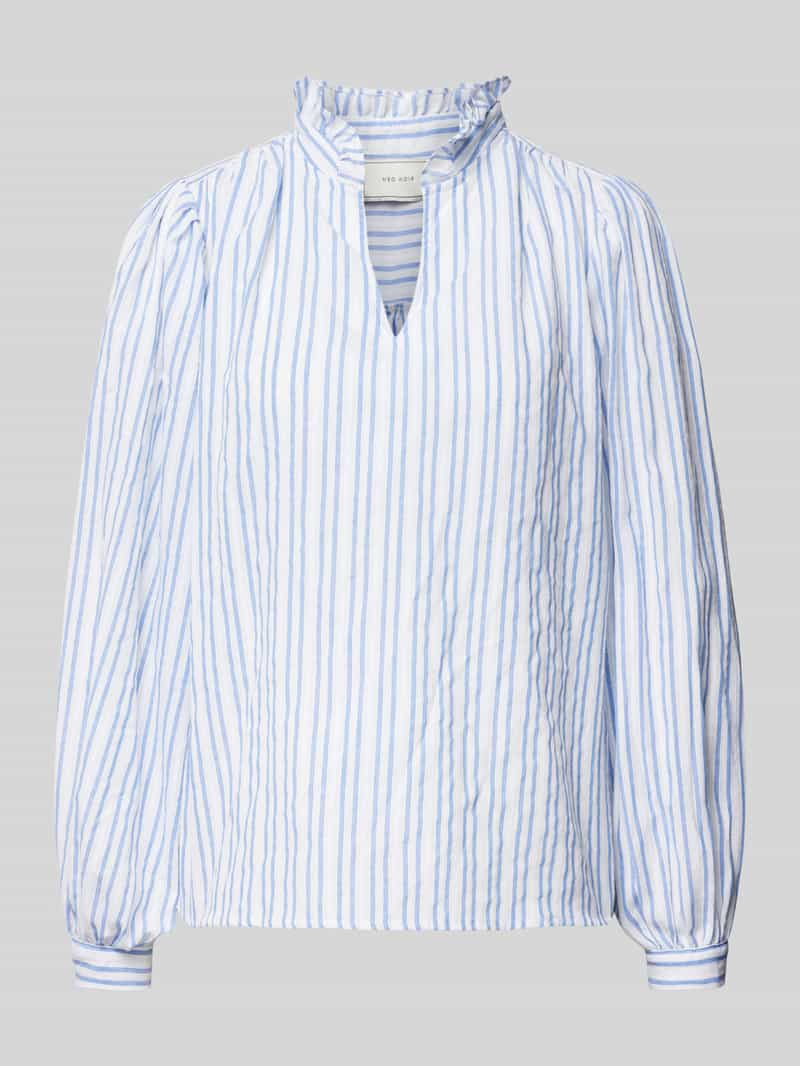 NEO NOIR Blouse met opstaande kraag model 'Johanne'