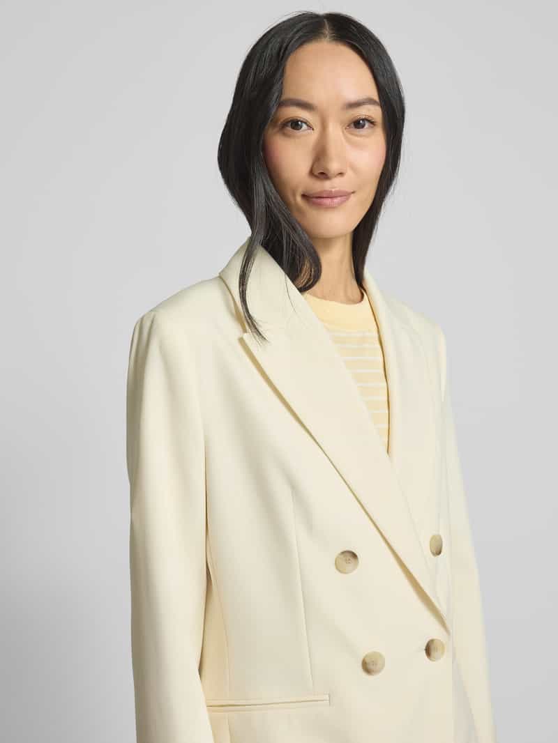 s.Oliver BLACK LABEL Slim fit lange blazer met 2-knoopssluiting
