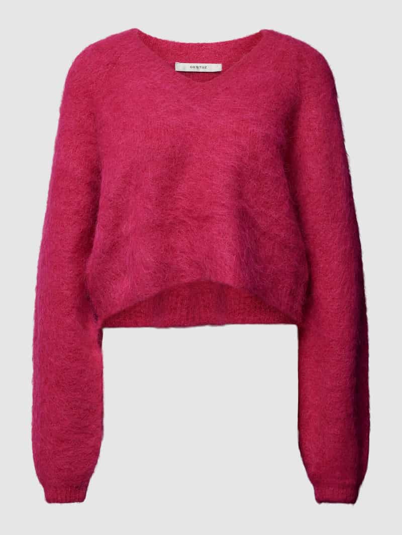 Gestuz Gebreide pullover met V-hals model 'Safi'