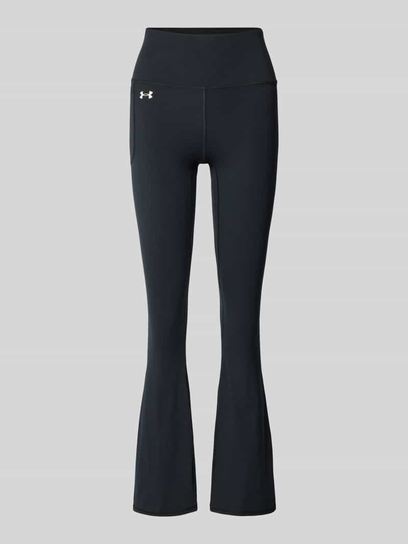 Under Armour Flared legging met logoprint model 'Motion'