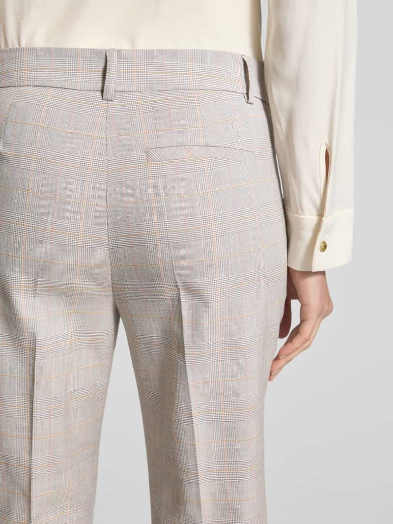 Christian Berg Woman Selection Regular fit stoffen broek met riemlussen
