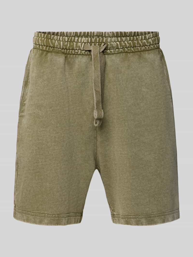 Hugo Blue Korte broek met elastische band model 'Nebusho'