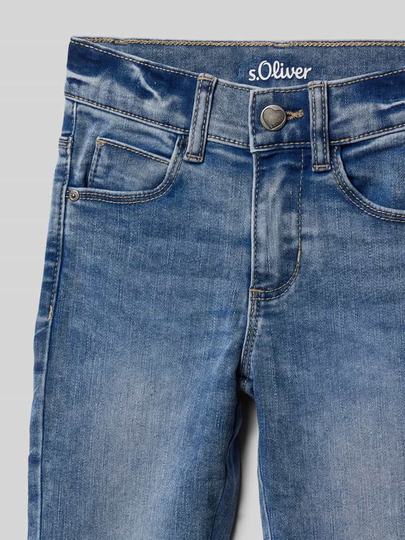 s.Oliver RED LABEL Slim fit jeans van katoenmix model 'KATHY'