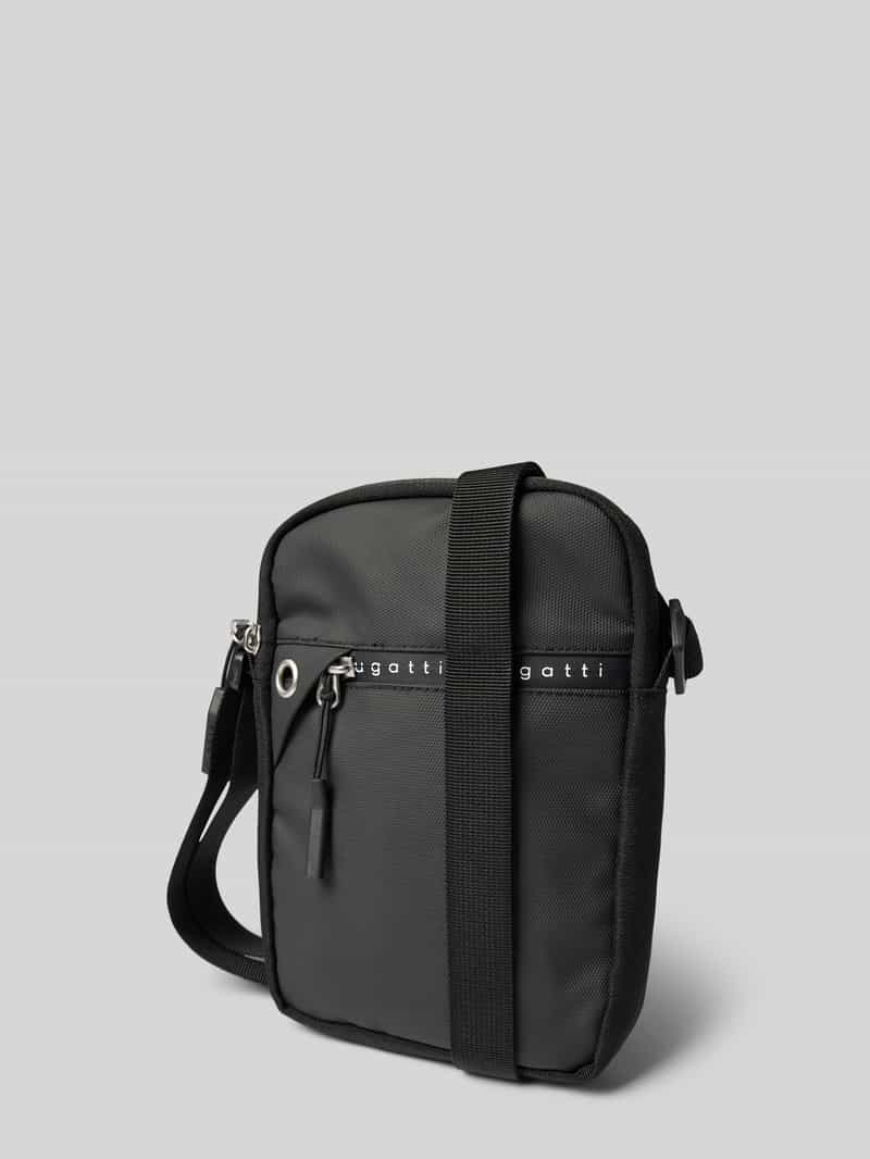 Bugatti Crossbodytas met labelprint model 'Blanc'