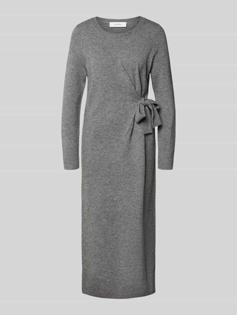 comma Relaxed fit jurk van wolmix in gebreide look model 'Protect'
