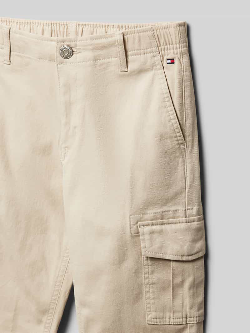 Tommy Hilfiger Teens Straight leg cargobroek met labelpatch model 'UTILITY'