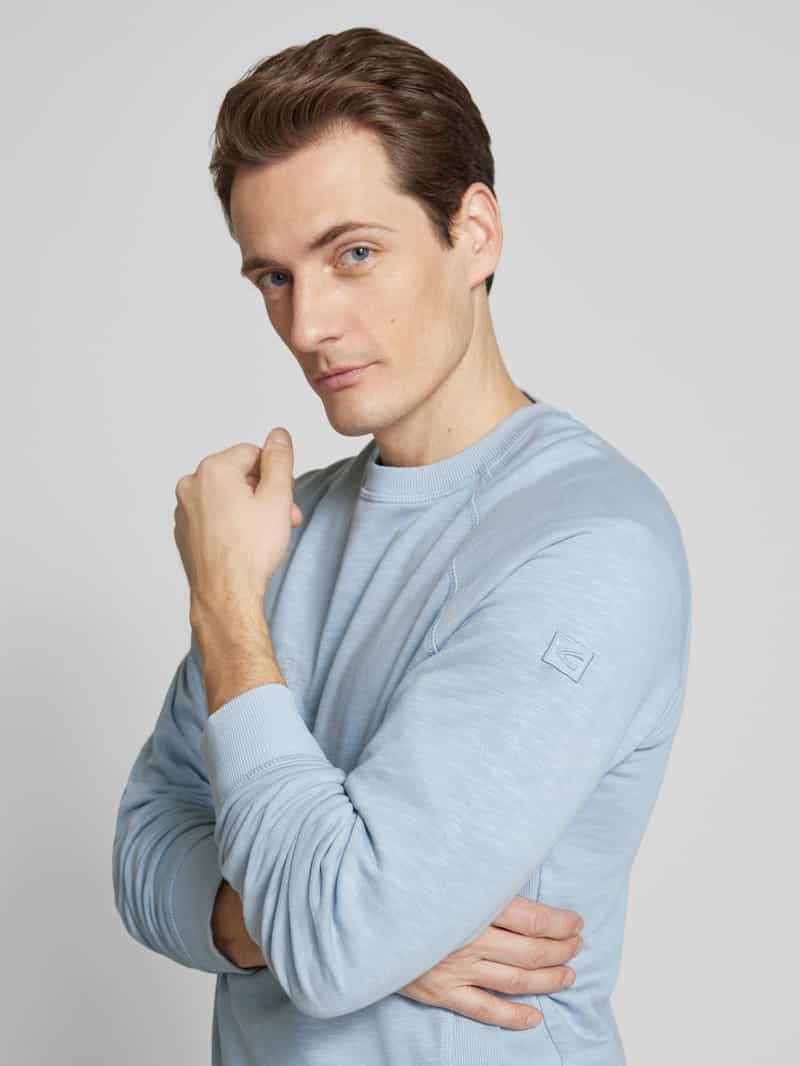 camel active Sweatshirt met labeldetail