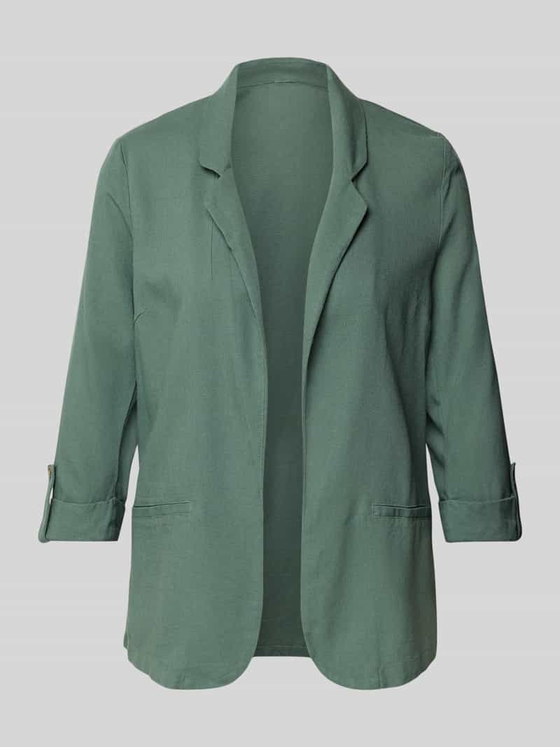Vero Moda Regular fit blazer van een mix van viscose en linnen model 'JESMILO'