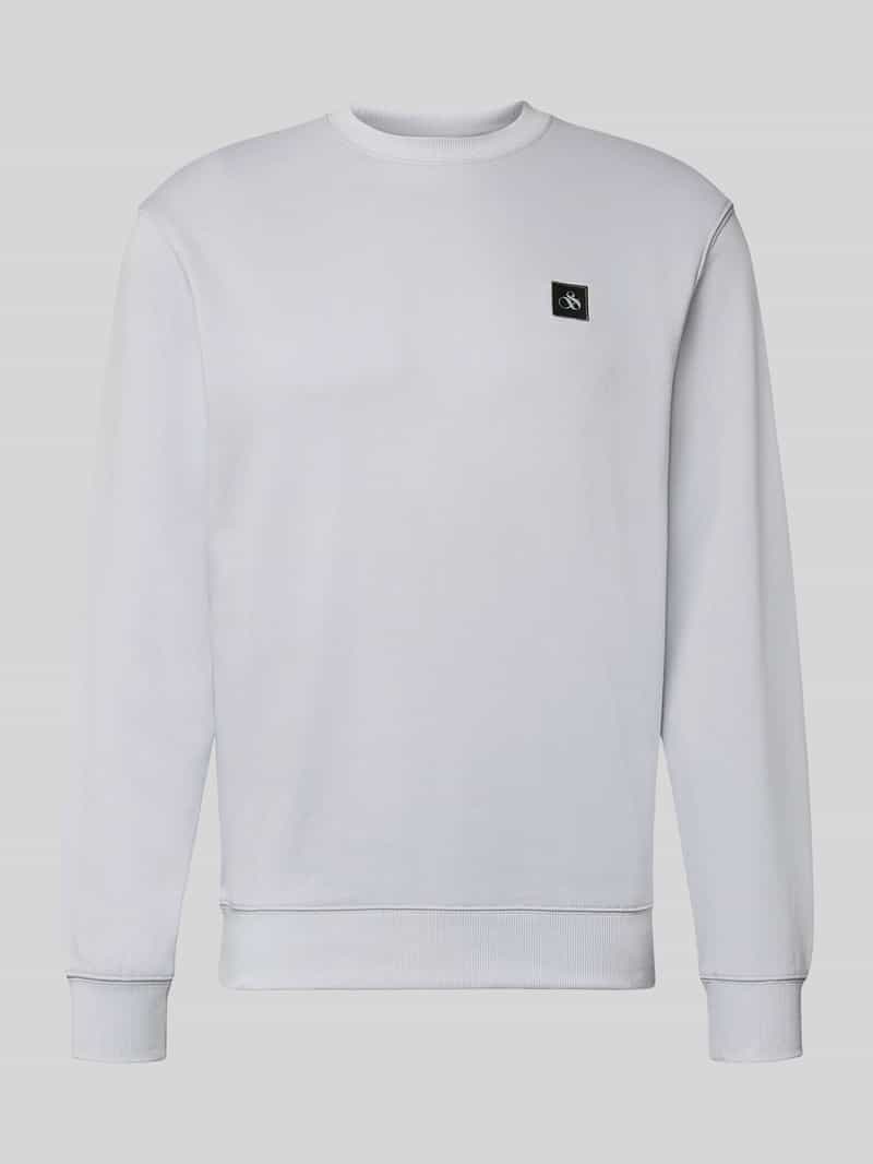 Sweatshirt met labelpatch