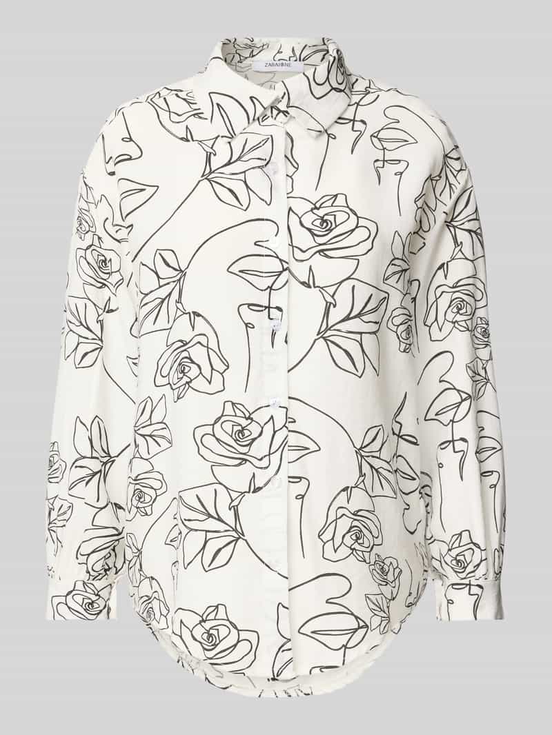 ZABAIONE Regular fit overhemdblouse met doorknoopsluiting