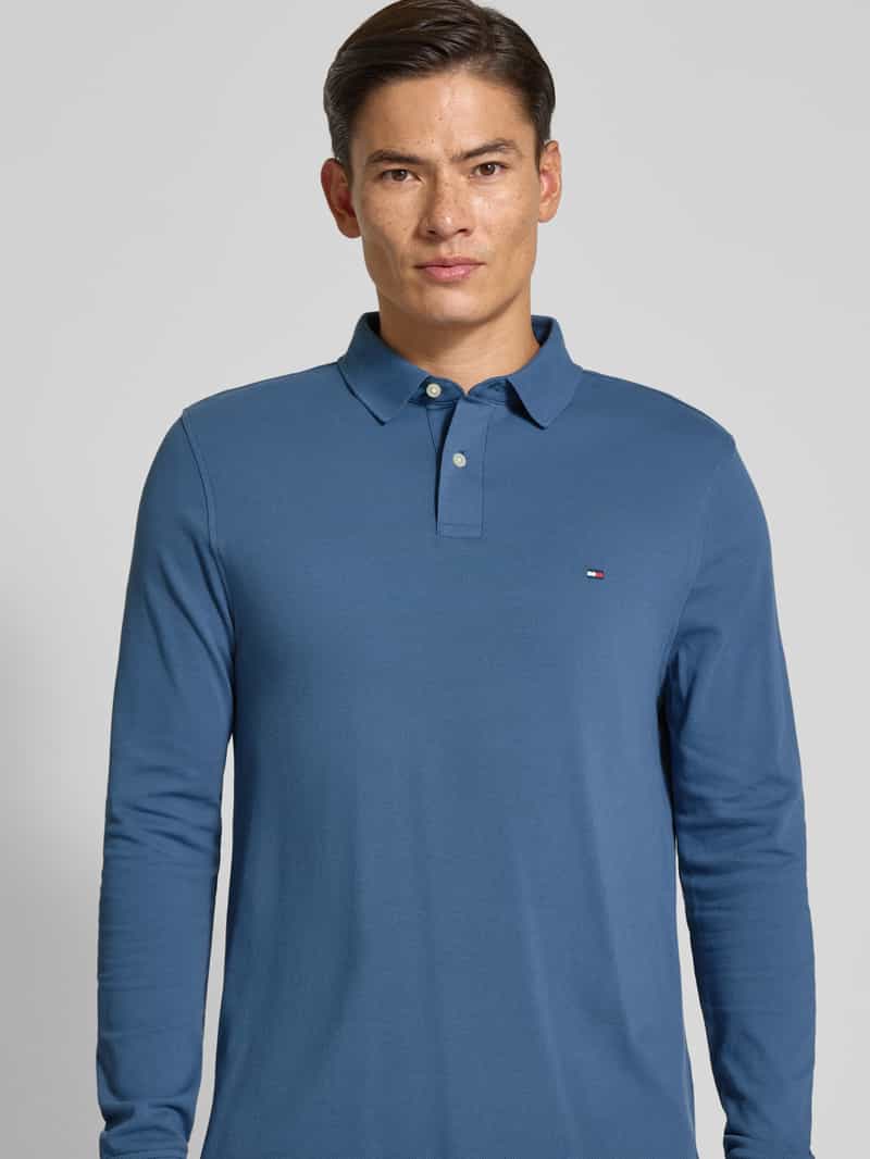 Tommy Hilfiger Regular fit poloshirt van katoenmix
