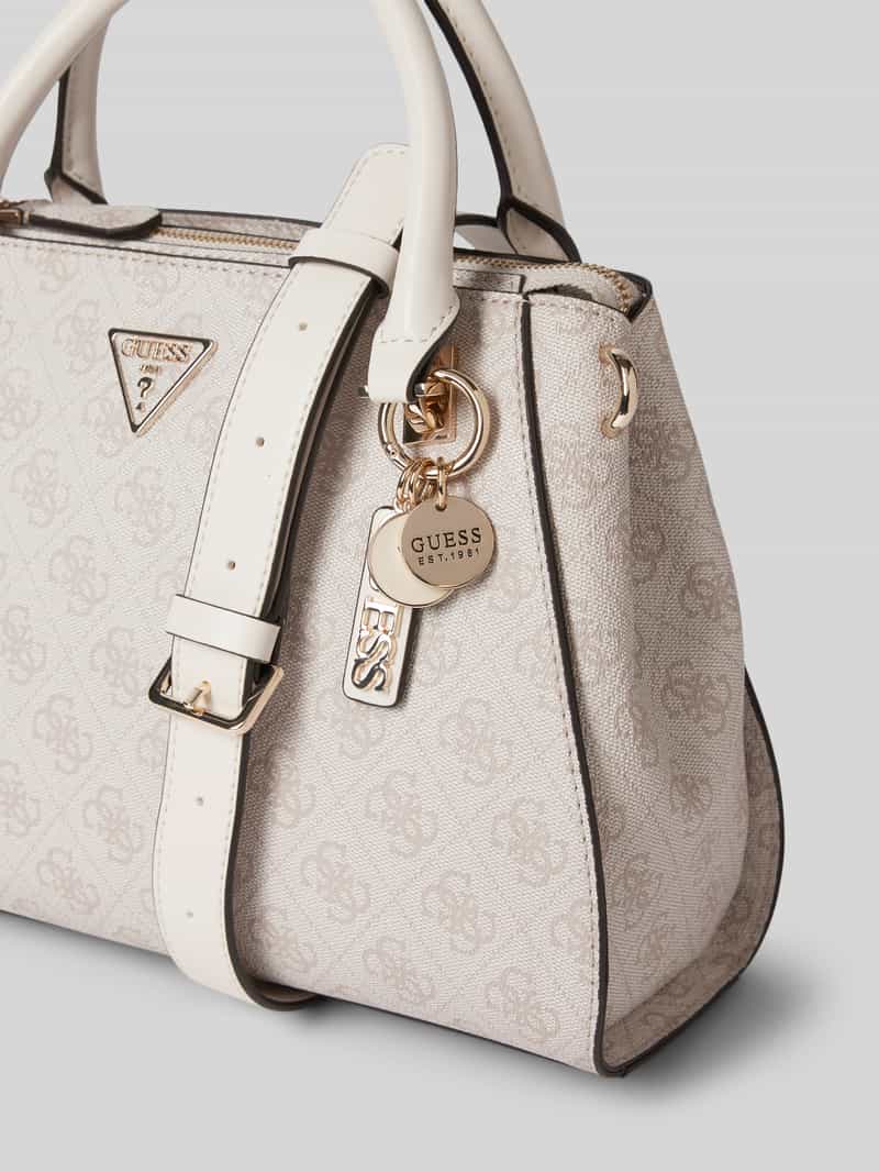Guess Handtas met labelapplicaties model 'NOELLE'