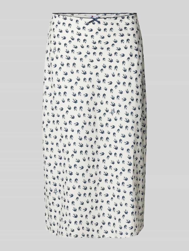 Tommy Jeans Midirok met sierstrik