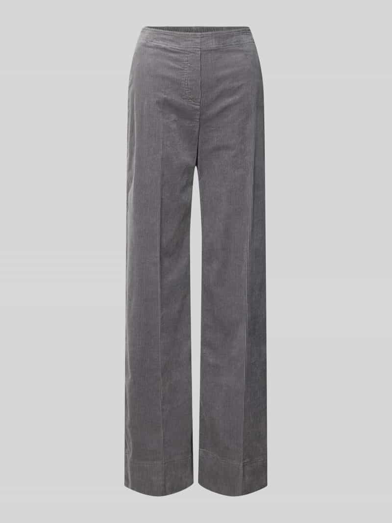 Opus Corduroy broek met achterzak model 'Mileni cargo'