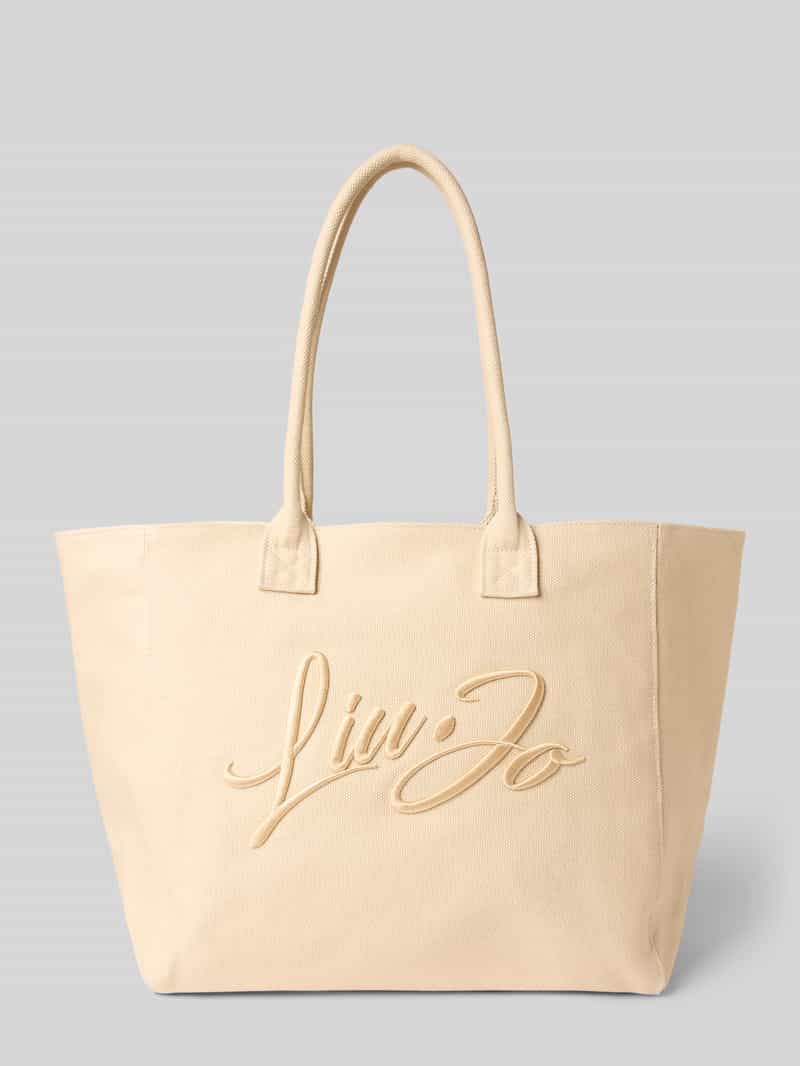 Shopper met labelstitching model 'PLENTIA'