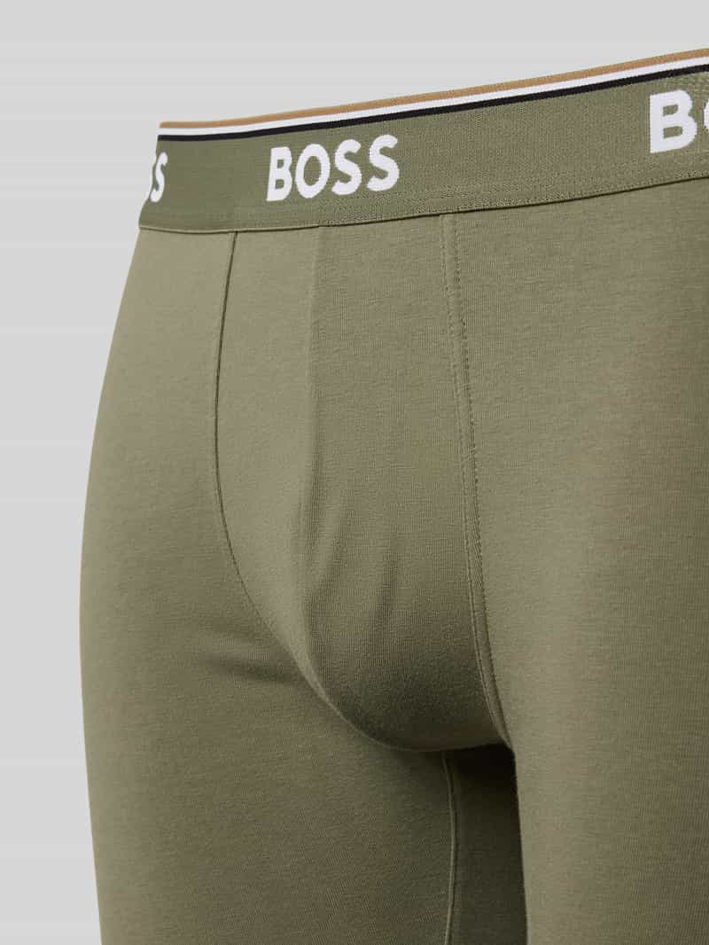 Boss Regular fit boxershort van een mix van katoen en elastaan in een set van 3 stuks