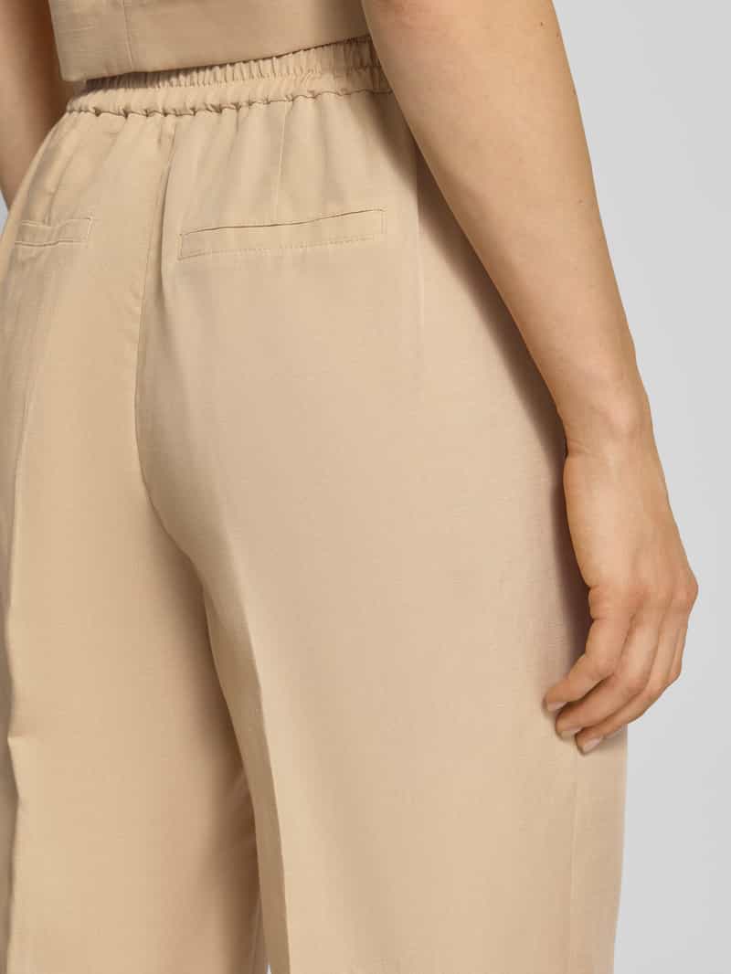 Zero Culotte met persplooien en elastische band