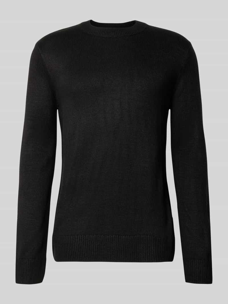 Tom Tailor Denim Regular fit gebreide pullover van ribtricot