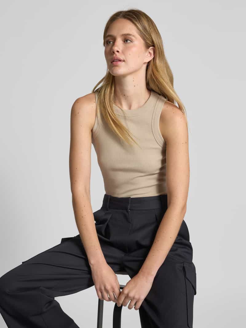 Vero Moda Slim fit tanktop van katoenmix model 'SMILE CAISA'