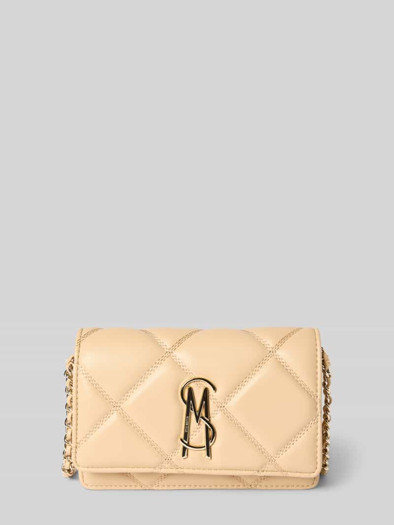 Crossbodytas met logo-applicatie, model 'Bendue'