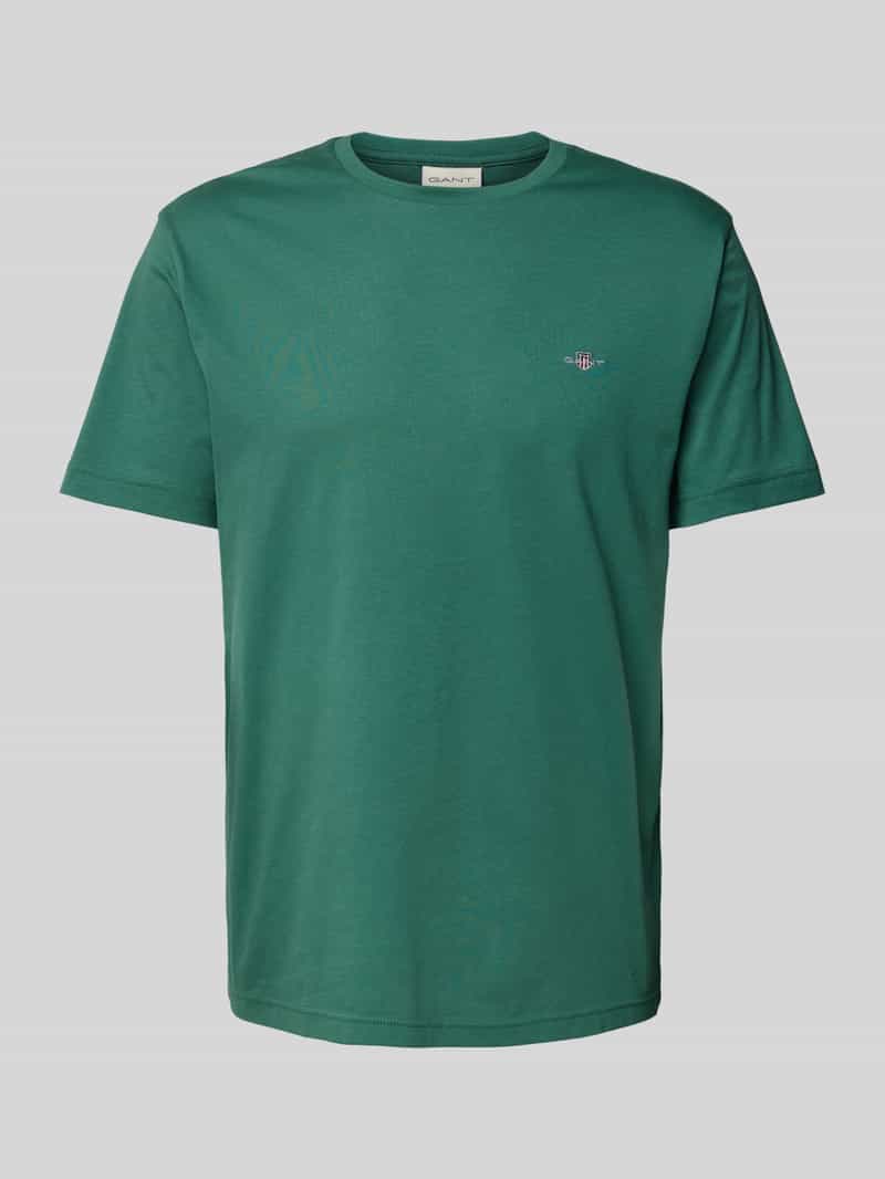Gant T-shirt met labelstitching
