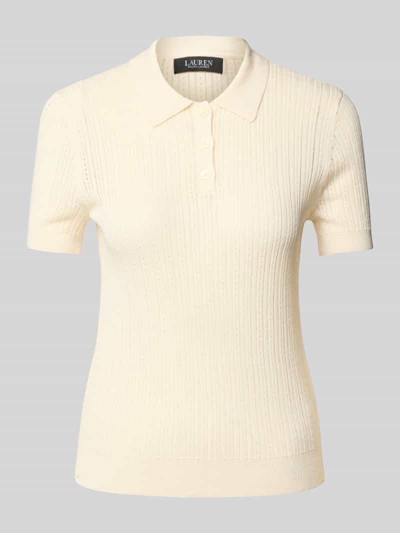 Lauren Ralph Lauren Poloshirt met korte knoopsluiting