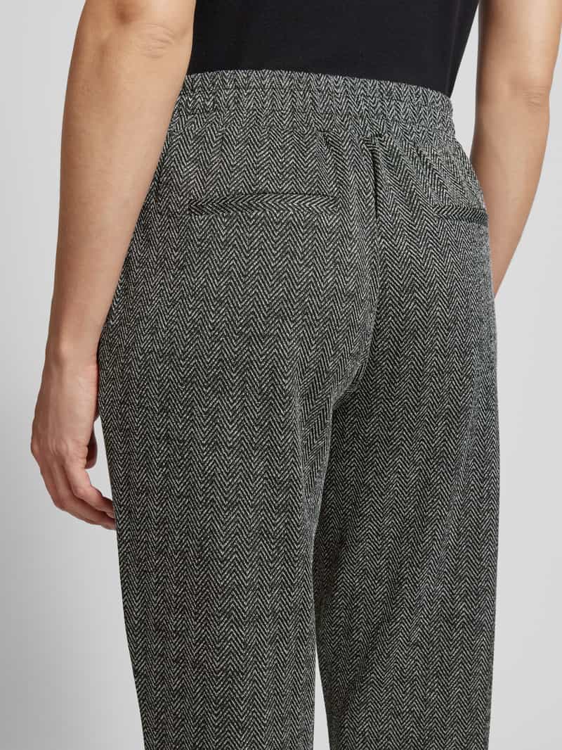 Ichi Stoffen broek met deelnaden model 'KATE'