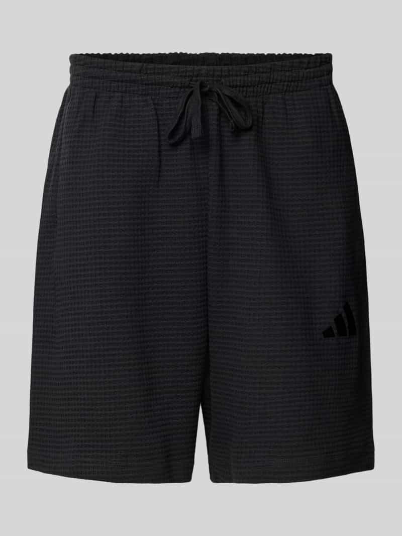 ADIDAS SPORTSWEAR Korte broek met elastische band en labelstitching