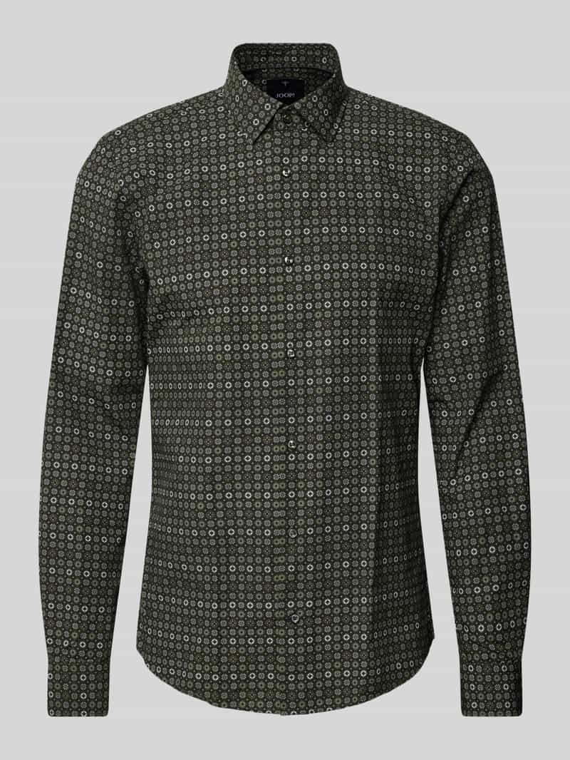 JOOP! Collection Slim fit zakelijk overhemd met haaikraag model 'Pit'