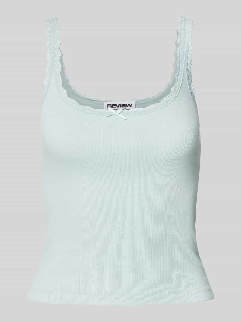 Review Tanktop met strikdetail