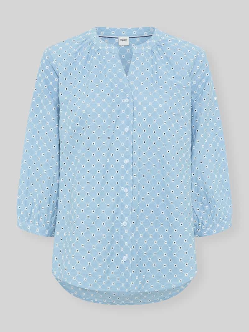 regular fit blouse van puur katoen model 'VELIA'