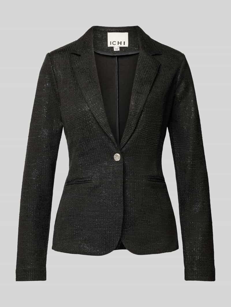 Ichi Slim fit blazer met reverskraag model 'Kate'