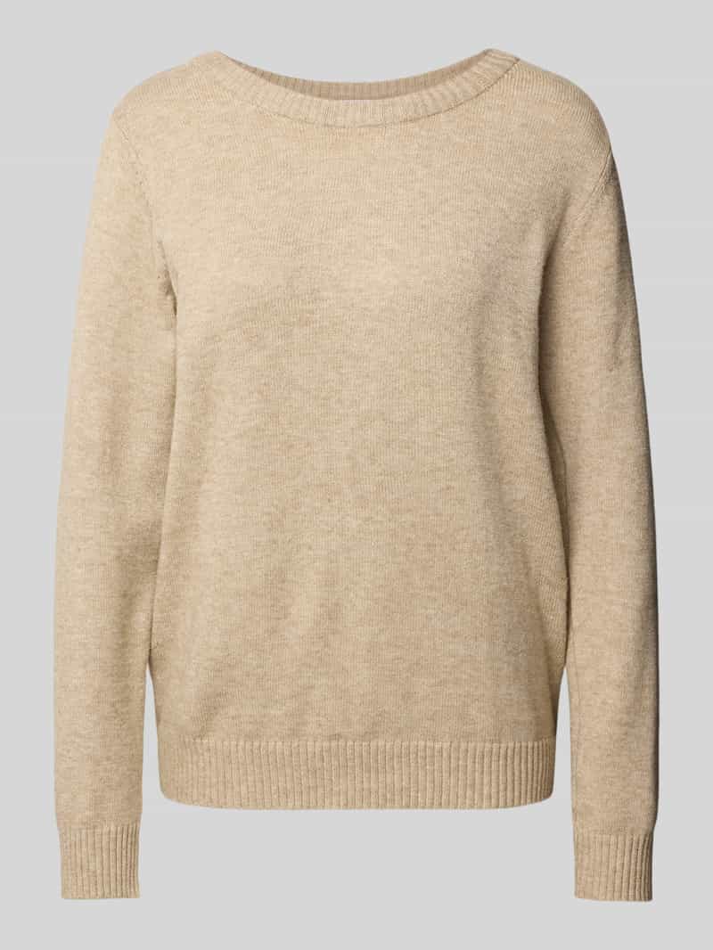 Gebreide pullover met ronde hals, model 'Viril'